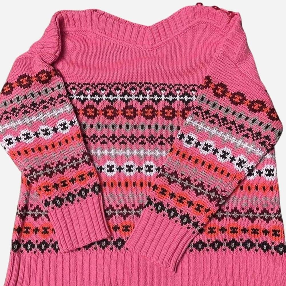 Pink BDG knit sweater with a relaxed fit size small